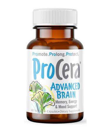 Procera Advanced Brain Supplement | Memory & Brain Booster | 3-in-1 Nootropics Brain Support Supplement | w/ Ashwagandha, Rhodiola, Ginseng, Ginkgo, Phosphatidylserine & Vitamin B Complex - Buy Online on GoSupps.com