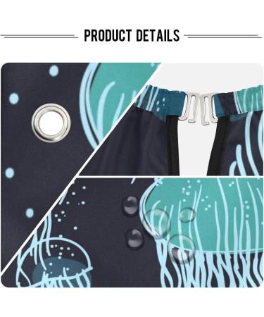 Waterproof Barber Cape - Green Jellyfish & Cheetah Haircut Bib for Men & Women | Unisex Hair Cutting Cape (8rp1a) - Buy Now - Buy Online on GoSupps.com