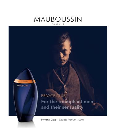 Mauboussin - Private Club 100ml (3.3 Fl Oz) - Eau de Parfum for Men - Woody & Oriental Scents - Buy Online on GoSupps.com