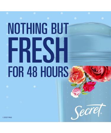 Buy Secret Fresh Antiperspirant Deodorant for Women - 48hr Odor Protection PH Balancing Minerals Clear Gel Delicate Rose Scent 3.4 oz - International Shipping Available - Buy Online on GoSupps.com