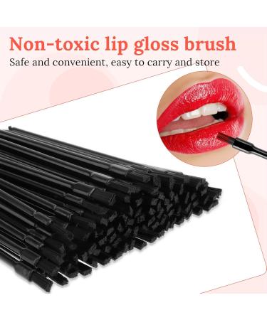 100 Pcs Disposable Lip Brushes - Black Lipstick Applicators & Multi-Functional Makeup Tools for Women & Girls - Bulk Lip Wands & Nail Polish Brushes - Buy Online on GoSupps.com