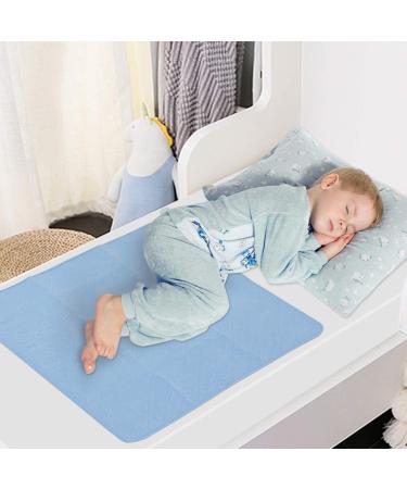 Waterproof Incontinence Pads 34 x 36 (Pack of 4) Washable and Reusable Underpad for Adults Reusable Pet Pads Great for Dogs Cats Bunny Seniors Bed Pad Blue - Buy Online on GoSupps.com