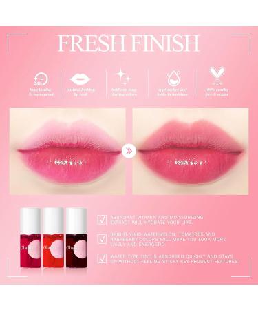 ZARICS 4 Colors Lip Tint Stain Set - Korean Lip Gloss & Multi-Use Lip and Cheek Tint | Long-Lasting Waterproof High Pigment Makeup - Buy Online on GoSupps.com