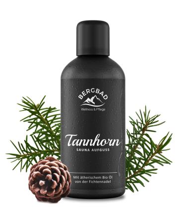 BERGBAD Sauna infusion ORGANIC FIR NEEDLE PURE 100ml TANNHORN - Natural sauna infusion with essential ORGANIC oils