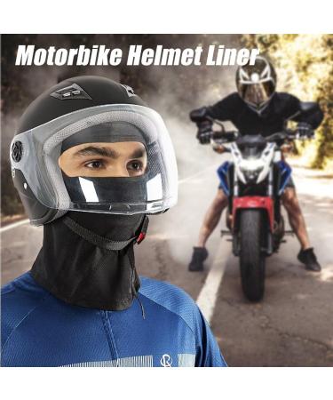 Rotto Storm Hood Cooling Balaclava - Summer Silk Face Mask for Motorcycle Bicycle Fishing | Unisex Sun Protection - Size 03 Black - Buy Online on GoSupps.com