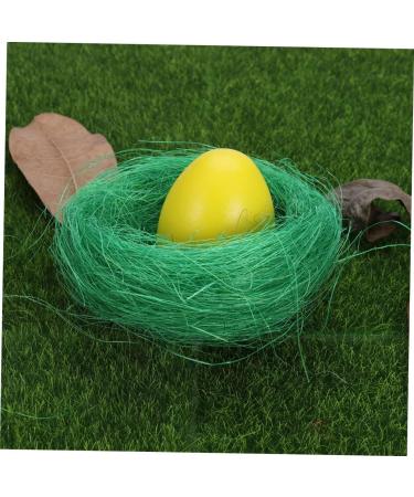 ToddMomy 20pcs Simulated Artificial Nests - Easter Party Decoration & Gift Ideas | Dark Green Twig Eggs 14x14cm - Buy Online on GoSupps.com