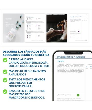 24Genetics DNA Test: Pharmacogenetic Insights & Free Ancestry - Home Test for Drug Effects & Heritage Analysis - Buy Online on GoSupps.com