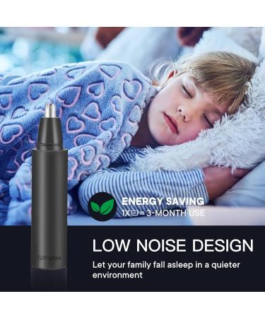 Gifnytee Nose and Ear Hair Trimmer - Professional Painless Clipper for Men & Women | Rechargeable Eyebrow Trimmer SF-M1 (Black - Buy Online on GoSupps.com