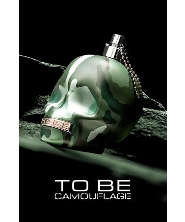 To Be Camouflage By Police - Fragrance For Men - A Cocktail Of Citrus And Cold-Spicy Tones - For The Irreverent And Decisive Man - Fresh Ozonic Aromatic And Warm Spicy Notes - 4.2 Oz EDT Spray - Buy Online on GoSupps.com