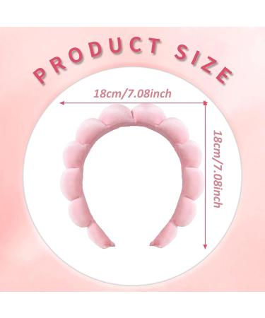 Sponge Headband Wristband Sets Cute Skin Care Headband Face Wash Wristband Set Sports Shower Headband for Women's Makeup Skin Care Makeup Remover Face Wash - Buy Online on GoSupps.com