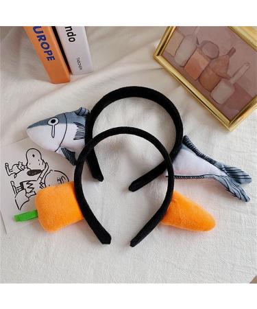 Buy WBTY Funny Carrot Hair Band - Colorful Washable Headband for Girls | Fits All Head Sizes | Unique Salty Fish Design - Buy Online on GoSupps.com