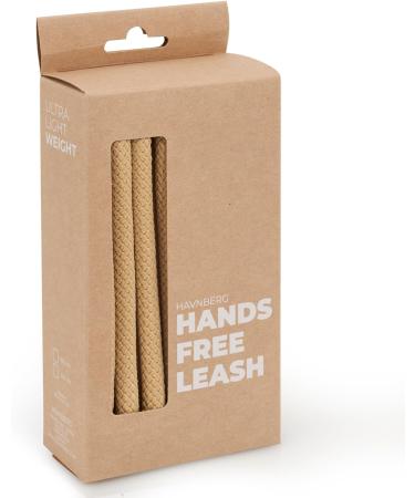 Hands-Free Dog Leash - 2m Adjustable Belly Belt | 3-in-1 Running & Training Leash for Large & Small Dogs - Beige - Buy Online on GoSupps.com