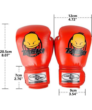 Cheerwing Kids Boxing Gloves 4oz - Youth & Toddler Training Punching Mitts Kickboxing Muay Thai Gloves - Red - Buy Online on GoSupps.com