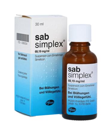 kohlpharma GmbH Intestinal complaints sab simplex suspension tablets drops
