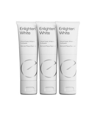 Encluded white toothpaste with whitening effect-advanced tooth enamel protection and dental removal in clinical quality as well as repellent fluoride toothpaste (Pack of 3)