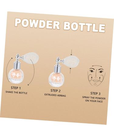 Balacoo 3 Pcs Body Air Bag Powder Spray Bottle for Face High Light Powder Sparkling Powder Loose Powder Hair Light Goldx3pcs 7x5.5cmx3pcs - Buy Online on GoSupps.com