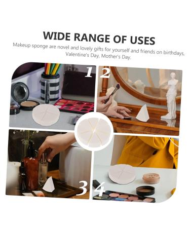 Minkissy 6 Sets Triangular Sponge Puff Wedge - Premium Makeup Tools for Flawless Foundation Blending | Women's Makeup Essentials - Buy Online on GoSupps.com