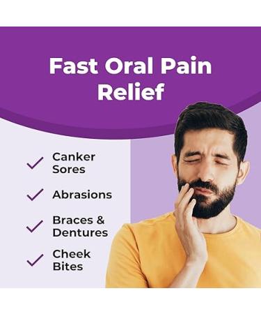 Mouth Sore Relief, Made with All-Natural Ingredients Including Olive Oil, Calendula, Beeswax, Clove Essential Oil, and Cinnamon Oil, Gluten-Free - 0.42 oz - Buy Online on GoSupps.com