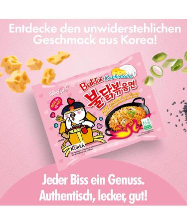  MAOMAO MAOMAO Sam Yang Pack of 20 Instant Pasta with Carbonara Flavor 20 x 130g - Buy Online on GoSupps.com