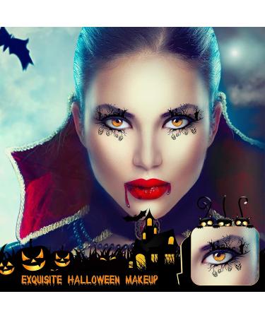 12 Pairs Black Fabric Eye Shadow Tattoo Sticker | Reusable Eye Liner Party & Stage Makeup Tool - Buy Online on GoSupps.com