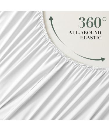 Queen Fitted Sheet Only - Premium 1800 Microfibre Fitted Sheet Deep Pocket Up to 16" - Ultra Soft Fitted Bottom Sheet Shrinkage and Fade Resistant (Queen  White) - Buy Online on GoSupps.com
