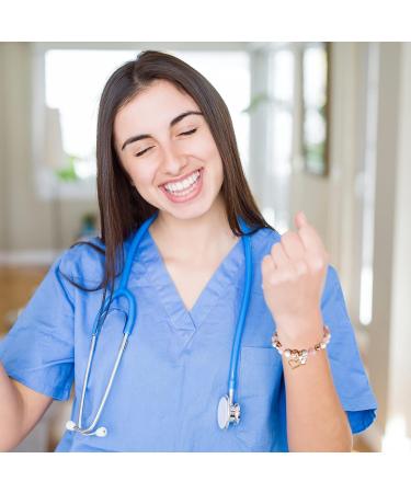 INENIMARTJ Nurse Bracelet - Natural Stone RN Gift for Nurse Appreciation & Nursing School - Perfect for Women & Teen Girls - Buy Online on GoSupps.com