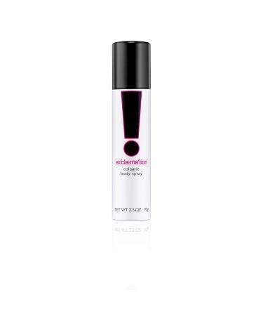 Emeraude Exclamation Cologne Body Spray by Emeraude 2.5 Fluid Ounce Oriental Floral Scented Women's Body Spray, Feminine & Sharp Scent