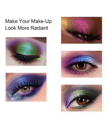 Jutqut Chameleon Eyeshadow | Metallic Glitter Cream | Highly Pigmented Holographic Eye Makeup | Multichrome Waterproof #02 - International Shipping Available - Buy Online on GoSupps.com