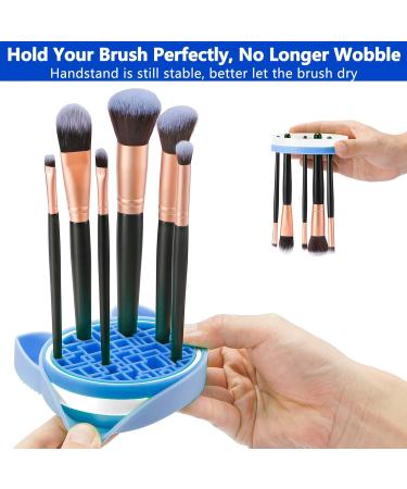 TailaiMei 2 in 1 Makeup Brush Cleaning Mat & Cat-Shaped Organizer - Portable Silicone Brush Cleaner - Fast International Shipping - Buy Online on GoSupps.com