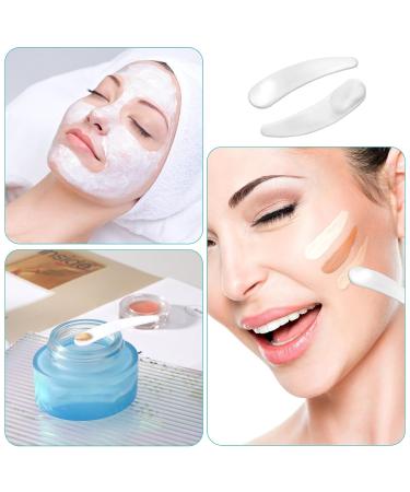 10-Piece Mini Cosmetic Spatula Set - Bent Cream Scoops for Makeup Masks & Gel - Perfect for Stirring & Application - Buy Online on GoSupps.com