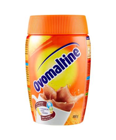OVOMALTINE Ovomaltine Soluble Beverage Powder with Barley Malt and Cocoa Rich in Vitamins and Minerals Energy Refill Ideal for Tasty Breakfast and Snack 1 Pack of 400 g