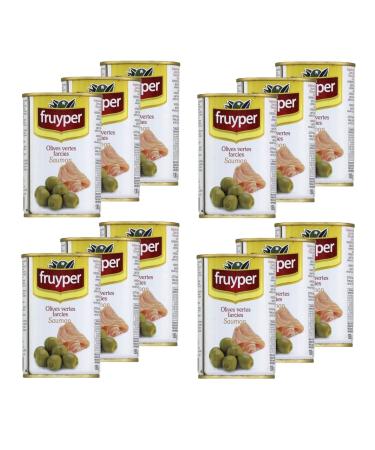 Fruyper Pack of 12 salmon-stuffed olives - 300g box