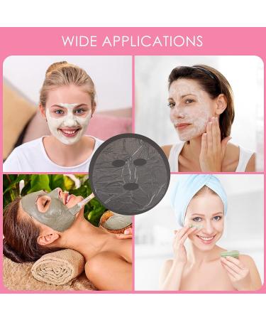 200 Sheets Disposable Transparent Face Masks for Skincare - DIY Clear Paper Facial Mask for Spa - Moisture Retention - Buy Online on GoSupps.com