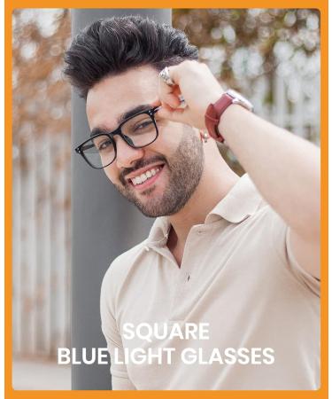Cyxus Blue Light Blocking Glasses for Men & Women - Anti Eye Strain Eyewear for Digital Screens | UV Protection Reduce Headaches - Buy Online on GoSupps.com