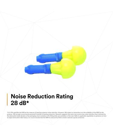3M E-A-R Push-Ins Earplugs 318-1000 | 28.0 dB | 100 Pair | ANSI Rated | Uncorded | Push to Fit | Poly Bag - Buy Online on GoSupps.com