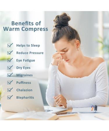 MOUNTRAX Heated Eye Mask - USB Electric Warm Compress for Dry Eyes Chalazion Stye & Blepharitis Relief | 3D Total Blackout Eye Heating Pad (Grey) with Aroma - Buy Online on GoSupps.com