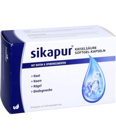 Sikapur Orthosilicic Acid Softgel 90 Capsules with Biotin & Trace Elements - Premium International Shipping Available - Buy Online on GoSupps.com