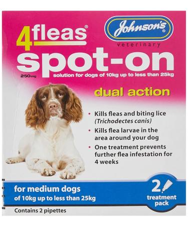 Johnson's 4Fleas Spot-On for Medium Dogs - Buy Online on GoSupps.com