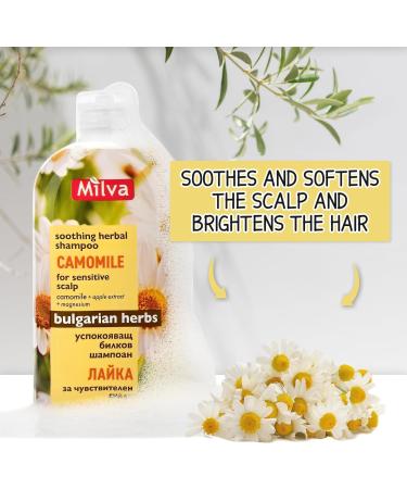 Milva Shampoo with Natural Camomile Extract - 200ml for Softness & Shine | International Shipping Available - Buy Online on GoSupps.com