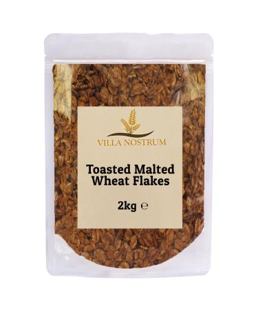 Toasted & Malted Wheat Flakes 2kg by Villa Nostrum
