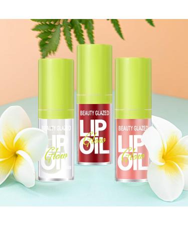 LOPHE Plumping Lip Oil Makeup Lip Gloss Crystal Jelly Lip Care Oil Long Moisturizing Lip Gloss Tinted Lip Oil Non-Sticky FInish High-Shine 12 Hours Hydrating Light Liquid Lipsticks(Pink) - Buy Online on GoSupps.com