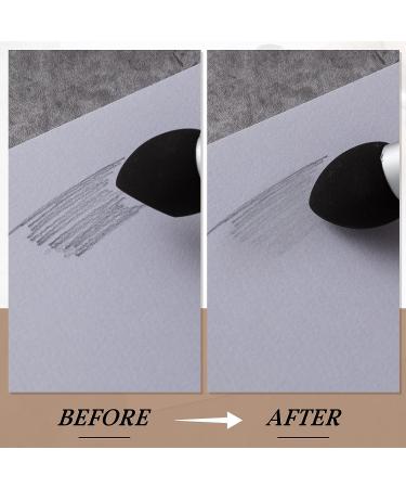 6 Pcs Artist Blending Sponge Pen Set - Reusable Sketching Tool for Charcoal Powder Drawing Correction and Smudging - 3 Sizes Available - Buy Online on GoSupps.com