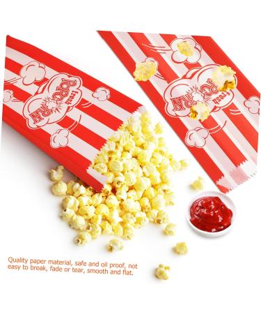 MAGICLULU 200 Pcs Packing Bag Candy Bags Popcorn Containers Paper Treats Bolsitas Popcorn Favor Bags Popcorn Bags for Party Birthday Party Favors Coated Paper Micro-wave Oven Marshmallow - Buy Online on GoSupps.com