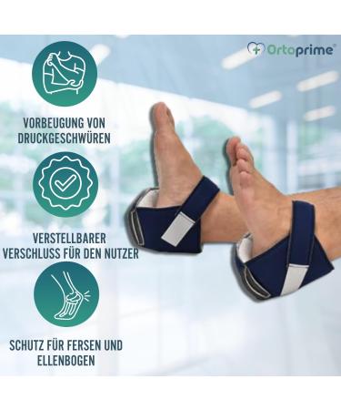 Ortoprime Pack 2: Anti-Decubitus Comfort Cups for Elbow & Heel - Support Against Pressure Ulcers & Sores - Ideal Bedridden Foot Pillow - Buy Online on GoSupps.com