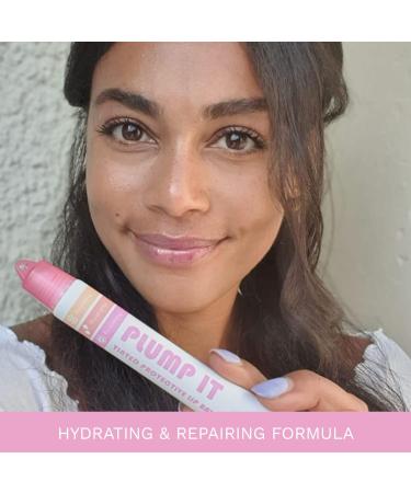 Skin in Motion | Plump It & Lift It Gift Set with Holographic Bumbag Accessory | With Waterproof Black Mascara & Tinted SPF30 Lip Balm in Sheer Berry - Buy Online on GoSupps.com