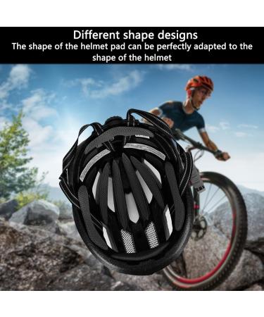 YXHZVON Universal Bicycle Helmet Pad - Replacement Foam & Velcro Sponge for Bikes & Motorcycles - Kids & Adults - Black - Buy Online on GoSupps.com