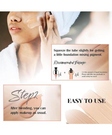 Nmbol Foundation Mixing Pigment Pigment Foundation Mixing Foundation Mixing Pigment for Adjusting Shade Coloror Foundation Mixer Light Easy to with Foundation Foundation-Mischpigment - Buy Online on GoSupps.com