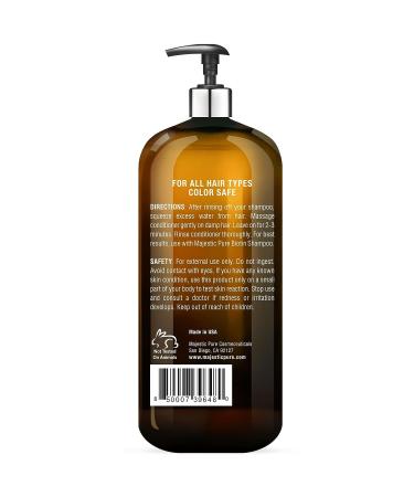 MAJESTIC PURE Biotin Conditioner for Hair Loss - DHT-3 Blocker - Keratin & Rosemary Oil - Sulfate Free - 16 fl oz - Buy Online on GoSupps.com