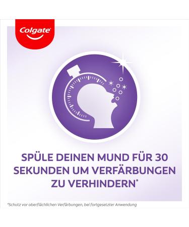 Colgate Mouthwash Max White Purple Reveal 4x500ml - Alcohol-Free Formula for Whiter Teeth | International Shipping Available - Buy Online on GoSupps.com