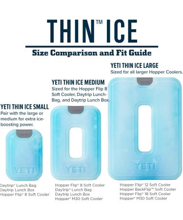 YETI Thin ICE Large Reusable Cooler Ice Pack - Refreezable, Long-lasting - Buy Online on GoSupps.com